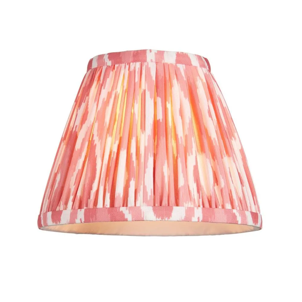 Netlighting Dome Arc Wall Light Pink Fabric Ikat Shade 16cm B22 6