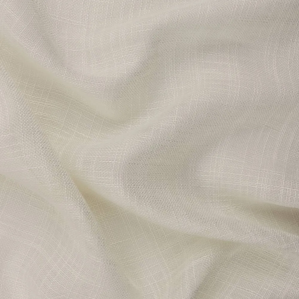 Yard Cirrus Sheer Tab Top Curtain Panel in Warm White 6