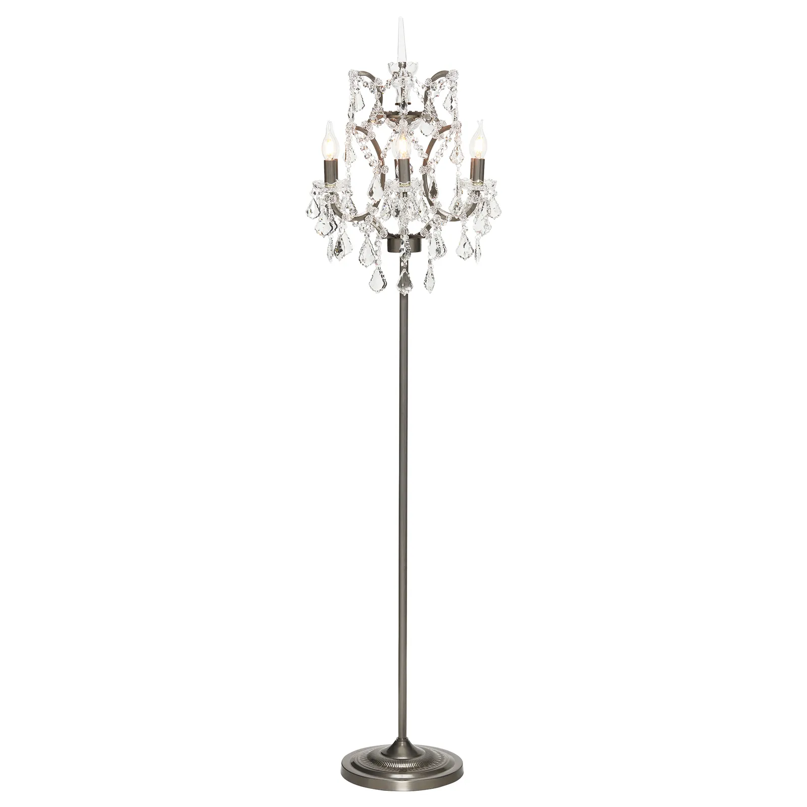Timothy Oulton Crystal Floor Lamp, Neutral Metal | Barker & Stonehouse 2