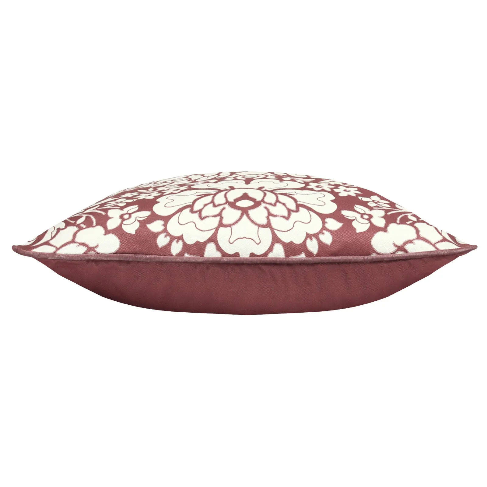 Paoletti Melrose Traditional Floral Cushion in Plum 4