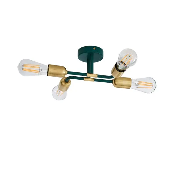 Kacy 4 Light Flush Ceiling Light 5