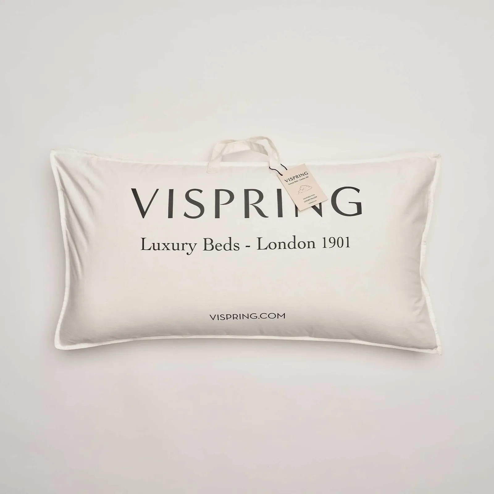 Vispring Wool Pillows 90X50, White Fabric | Barker & Stonehouse 5