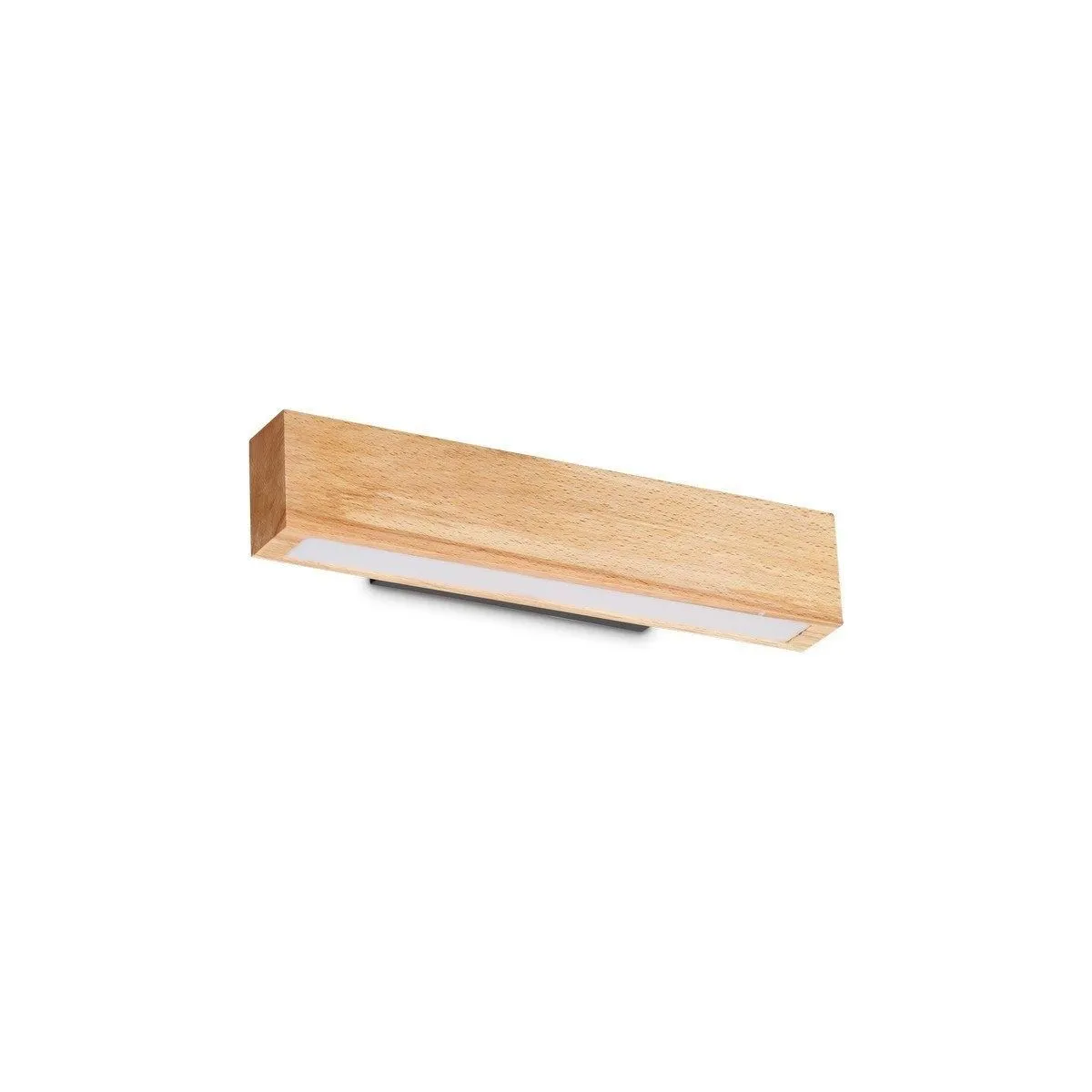 Netlighting CRAFT 40cm Integrated LED Wall Lamp Wood 3000K NonDim in Brown