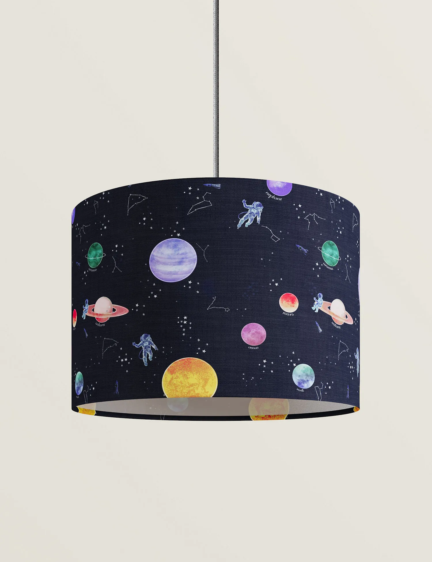 M&S Space Print Lamp Shade