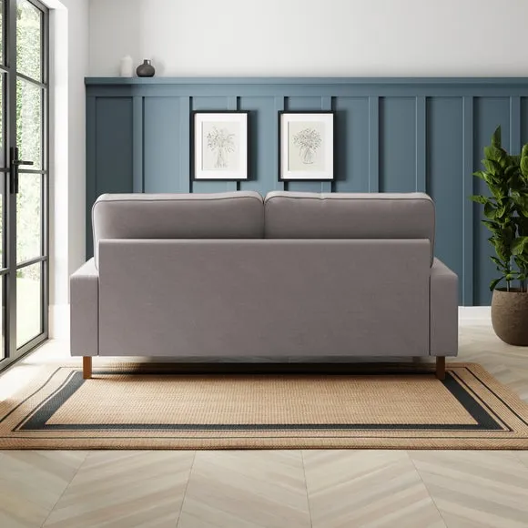 Beatrice Flatweave 3 Seater Sofa, Grey 3
