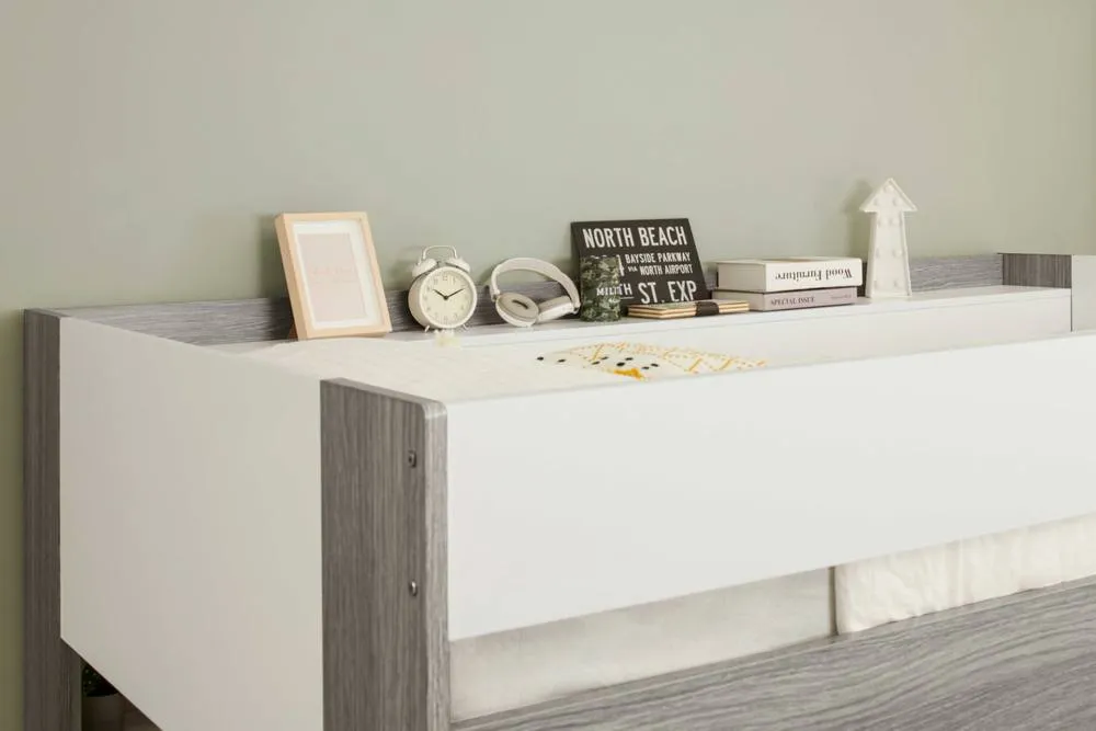 Flair Hampton High Sleeper Bed with Wardrobe in Grey 3