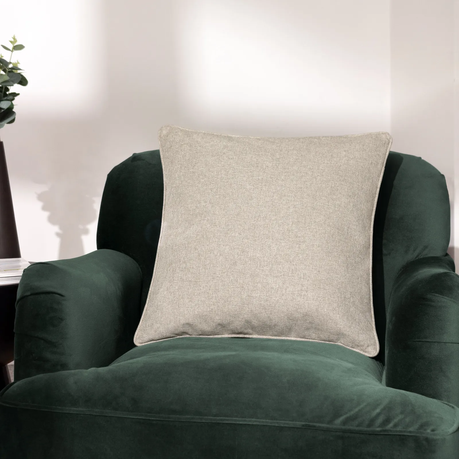 Furn Dawn Reversible Cushion in Light Grey