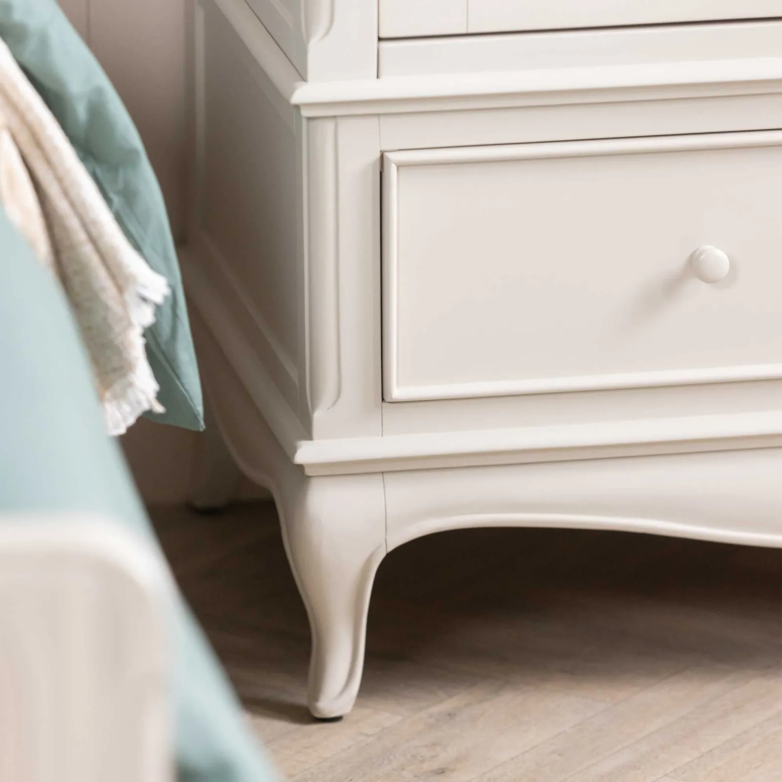 Calista Double Wardrobe, White Wood | Barker & Stonehouse 6