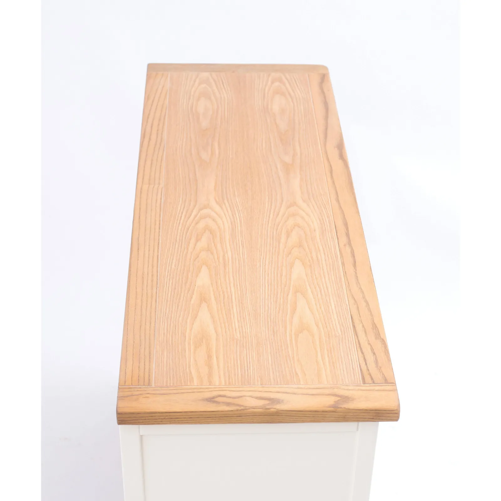Cabinet Bits Cosenza 6 Drawer Chest of Drawers Brass Cup Handle in Off-White 6