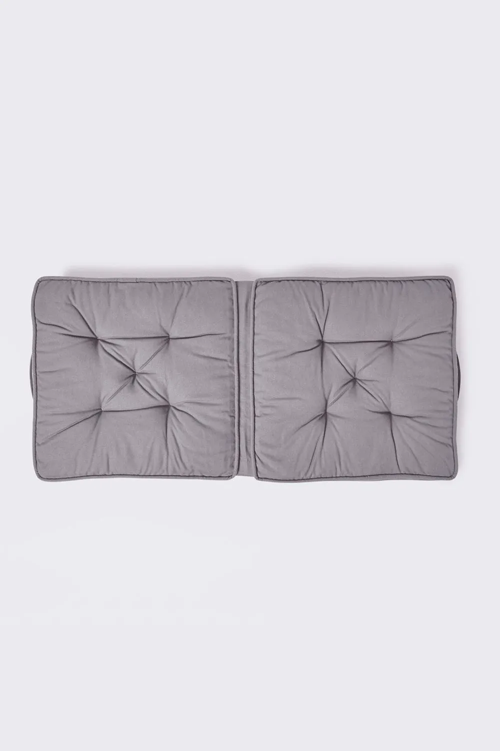 Homescapes Cotton Travel Support Booster Cushion in Charcoal 3