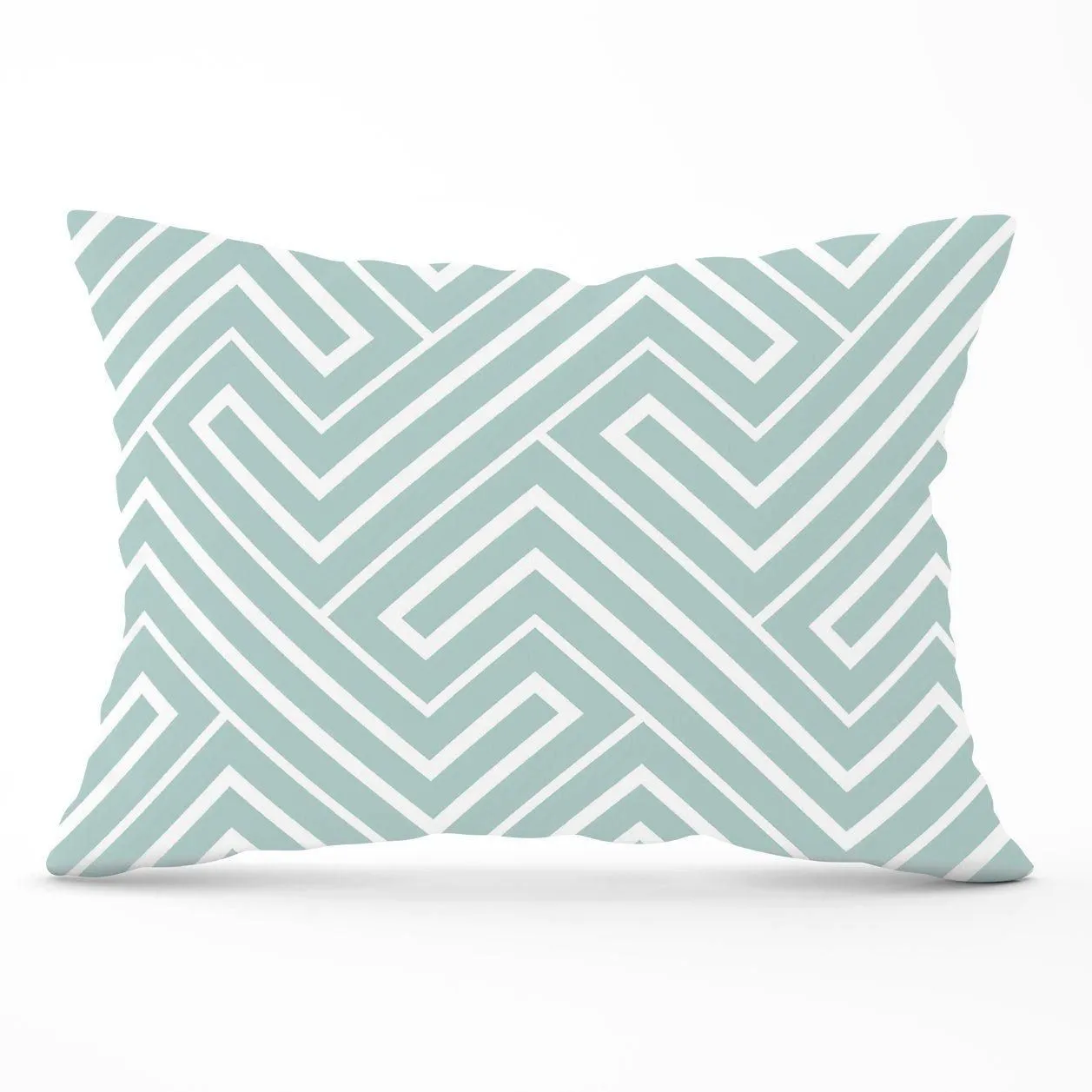 Warren Reed - Designer Geometric Modern Ornment Cushions in Green