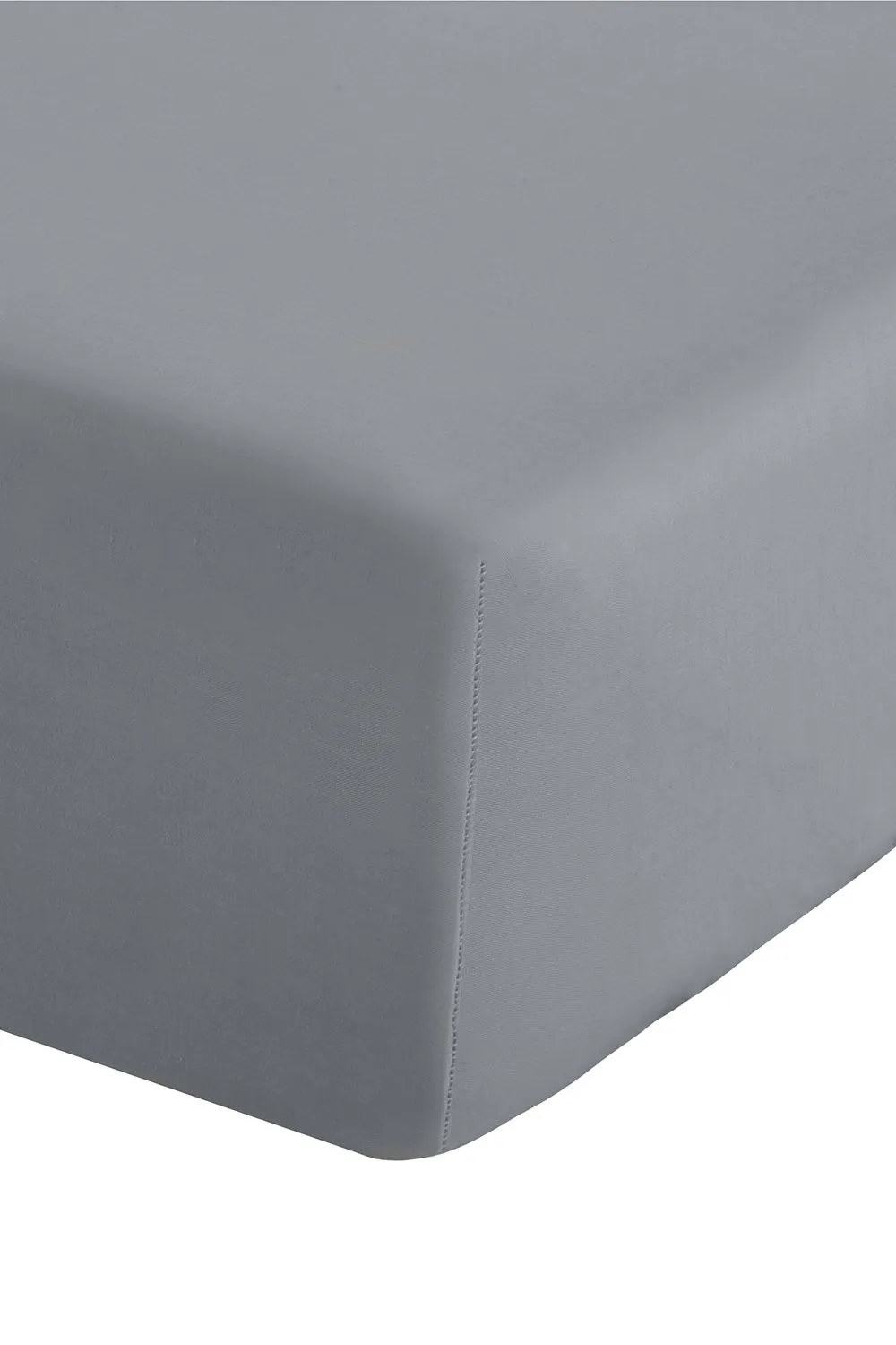 Catherine Lansfield 'Easy Iron Percale' Combed Polycotton 35cm Depth Sheet in Grey 1