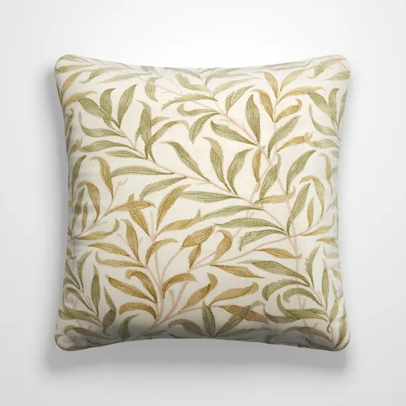 William Morris At Home Willow Bough Embroidery Made to Order Cushion Cover 2