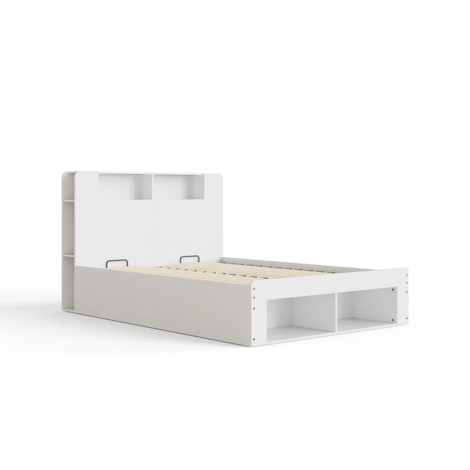 GFW Anya Integrated Storage Ottoman in White 5