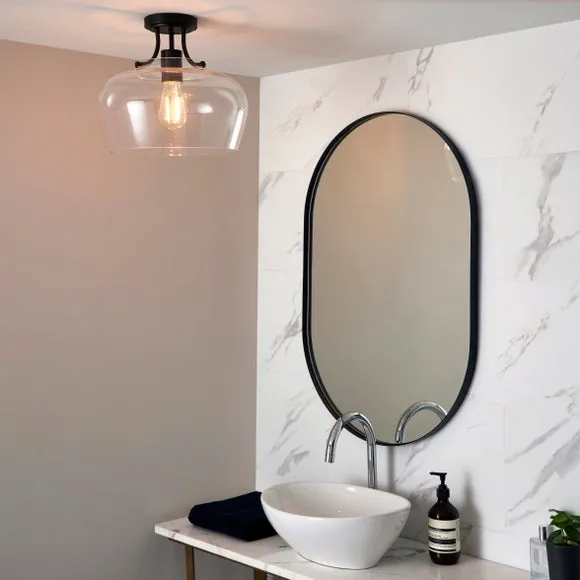 Lilier Bathroom Flush Ceiling Light 5