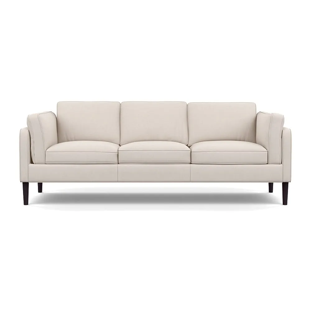 Heal's Sonno 4 Str Sofa Siena Cotton Natural Black Feet