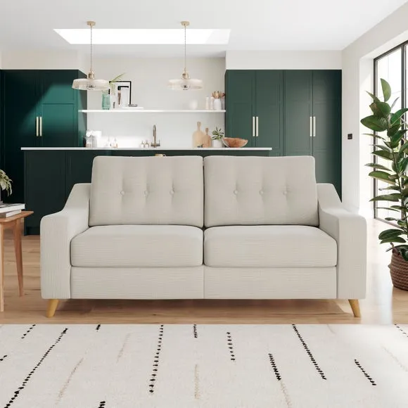 Baxter II Soft Texture Chenille 3 Seater Sofa