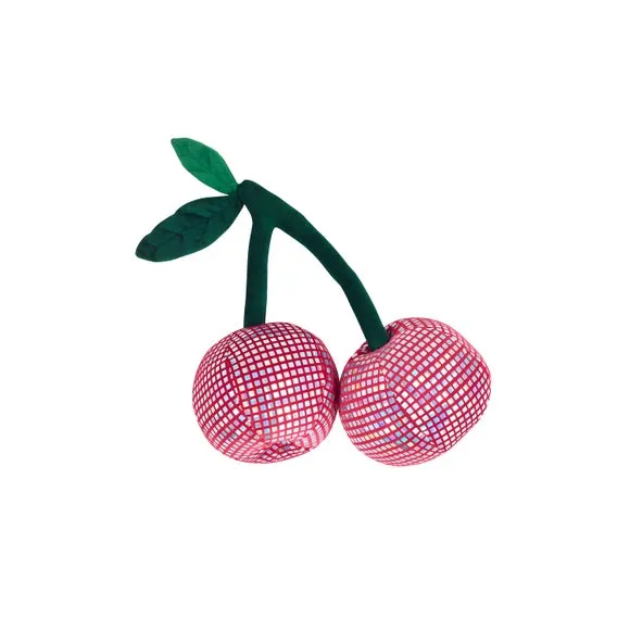Catherine Lansfield Disco Cherries 3D Cushion 3