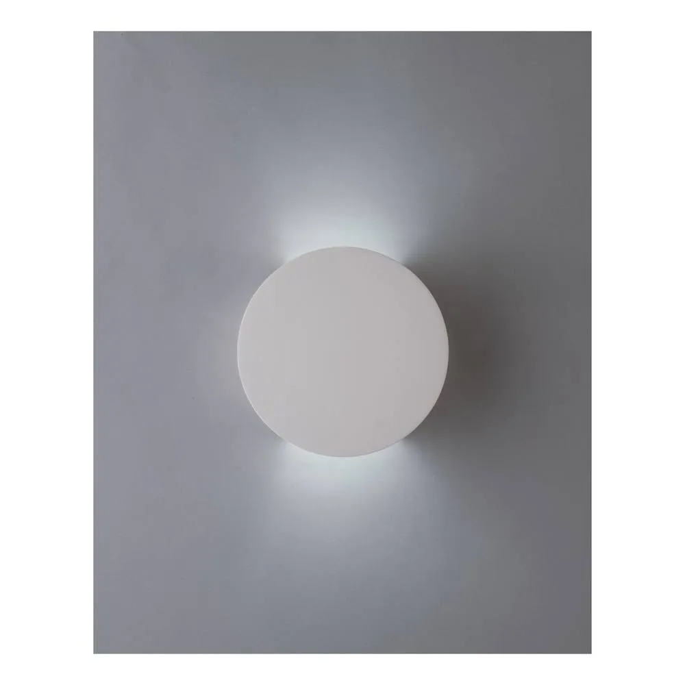 Netlighting LEIRON Plaster Wall Light White 15.5x7cm 2
