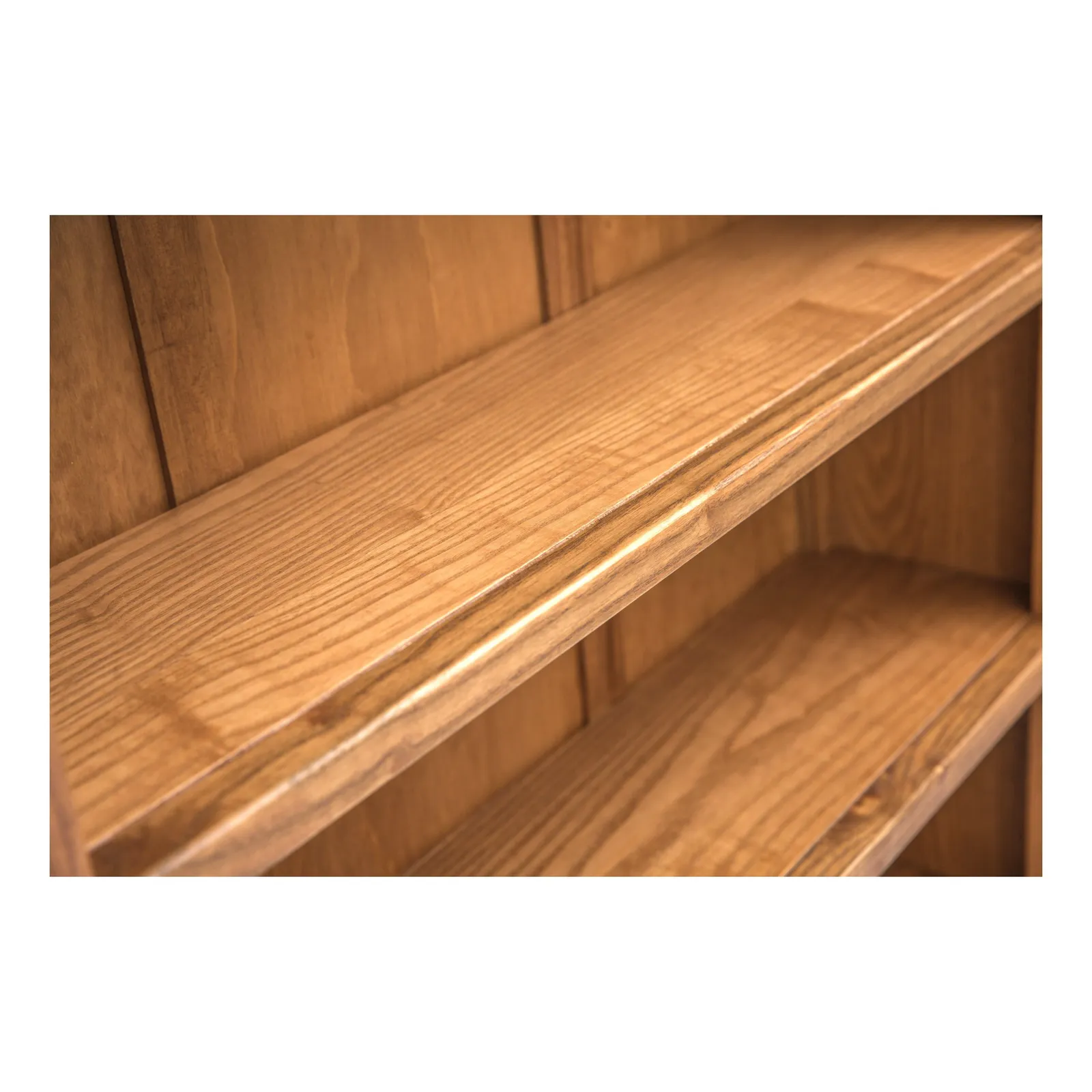 Cabinet Bits Bookcase 120x90x25cm in Light Brown 4