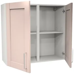 Wickes Ohio Dusky Pink Shaker Wall Unit - 800mm 2