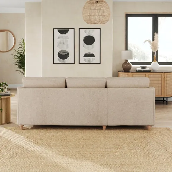 Hattie Cosy Weave Corner Chaise Sofa 3