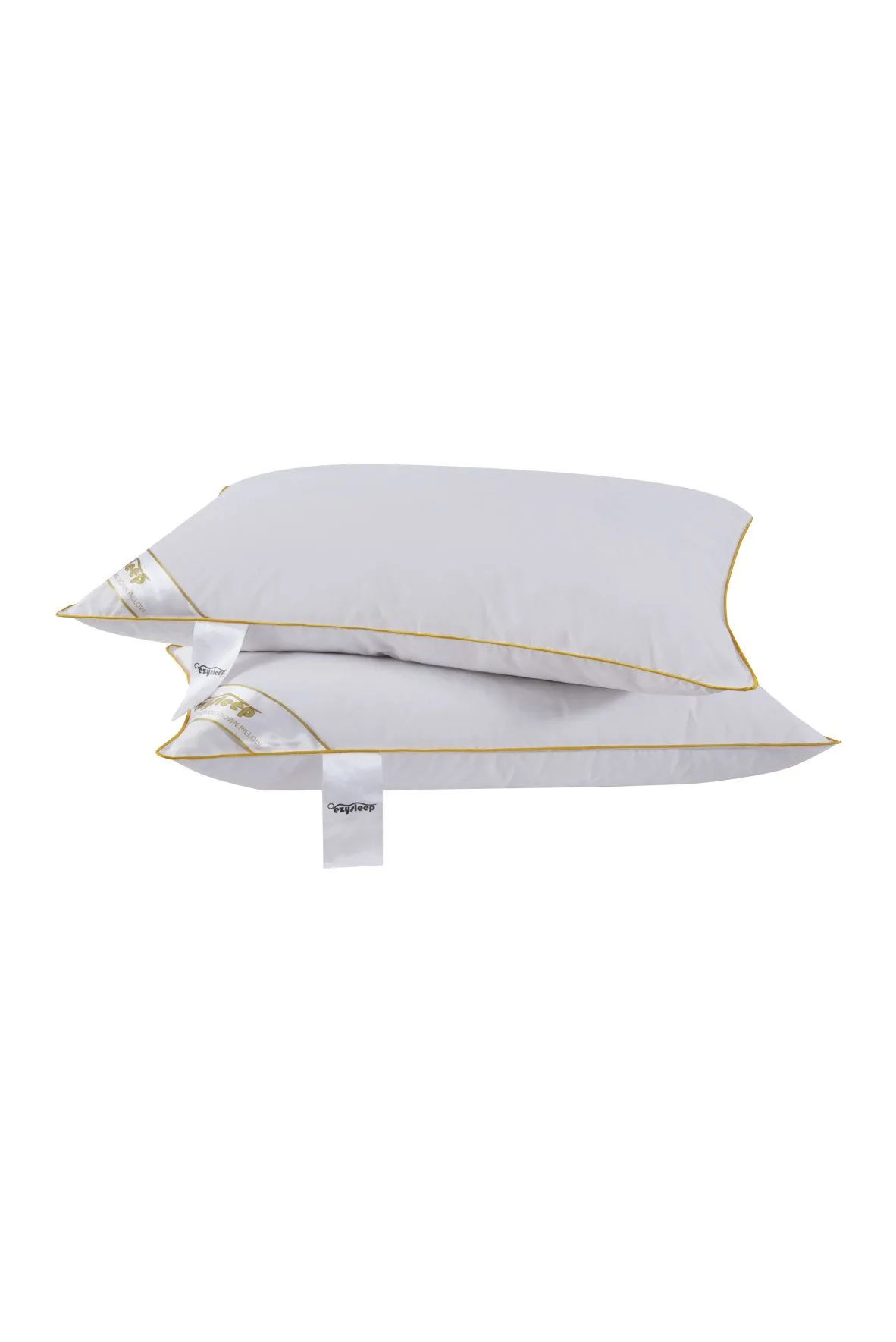 Ezysleep Luxury Goose Feather & Down Pillow - Set of 2 in White