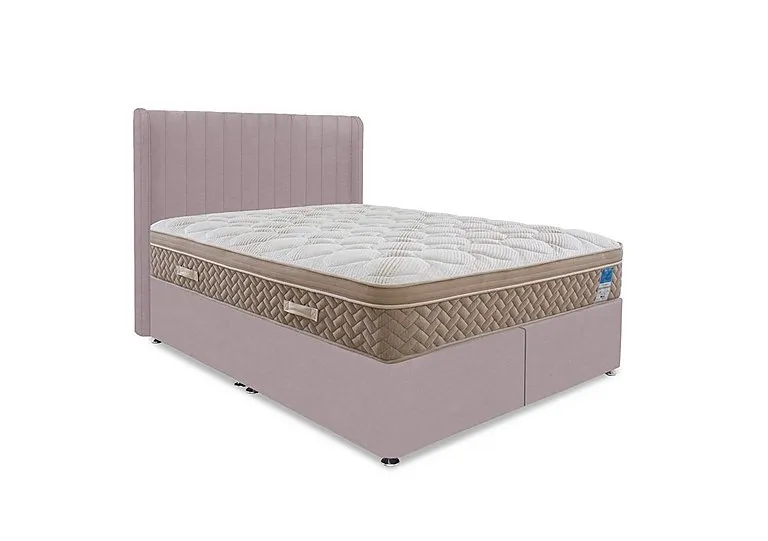PlushTech Divan Set - Super King - Plush Lilac