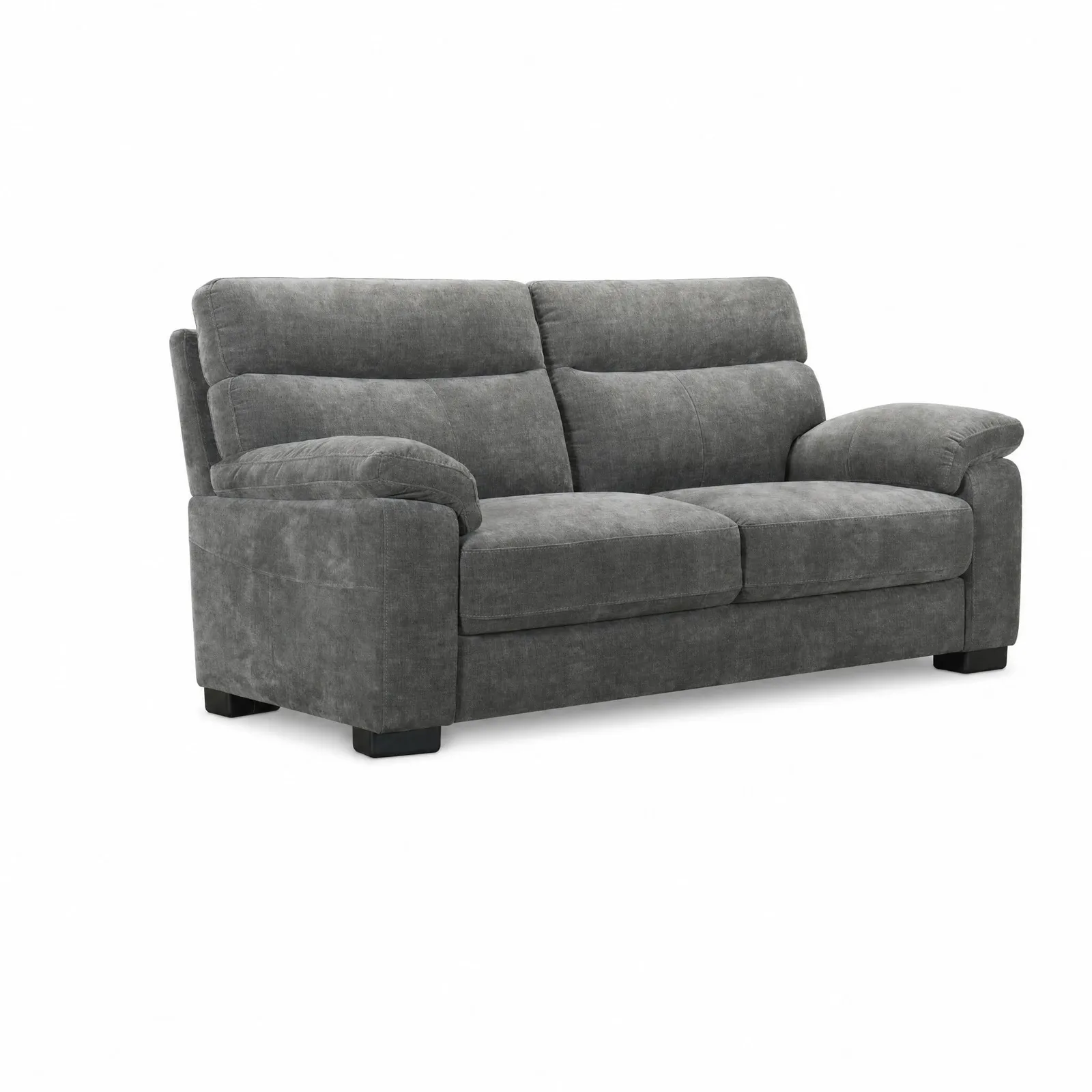 Clark 3 Seater 2 Cushions- New Spec Sofa, Grey Fabric | Barker & Stonehouse 3