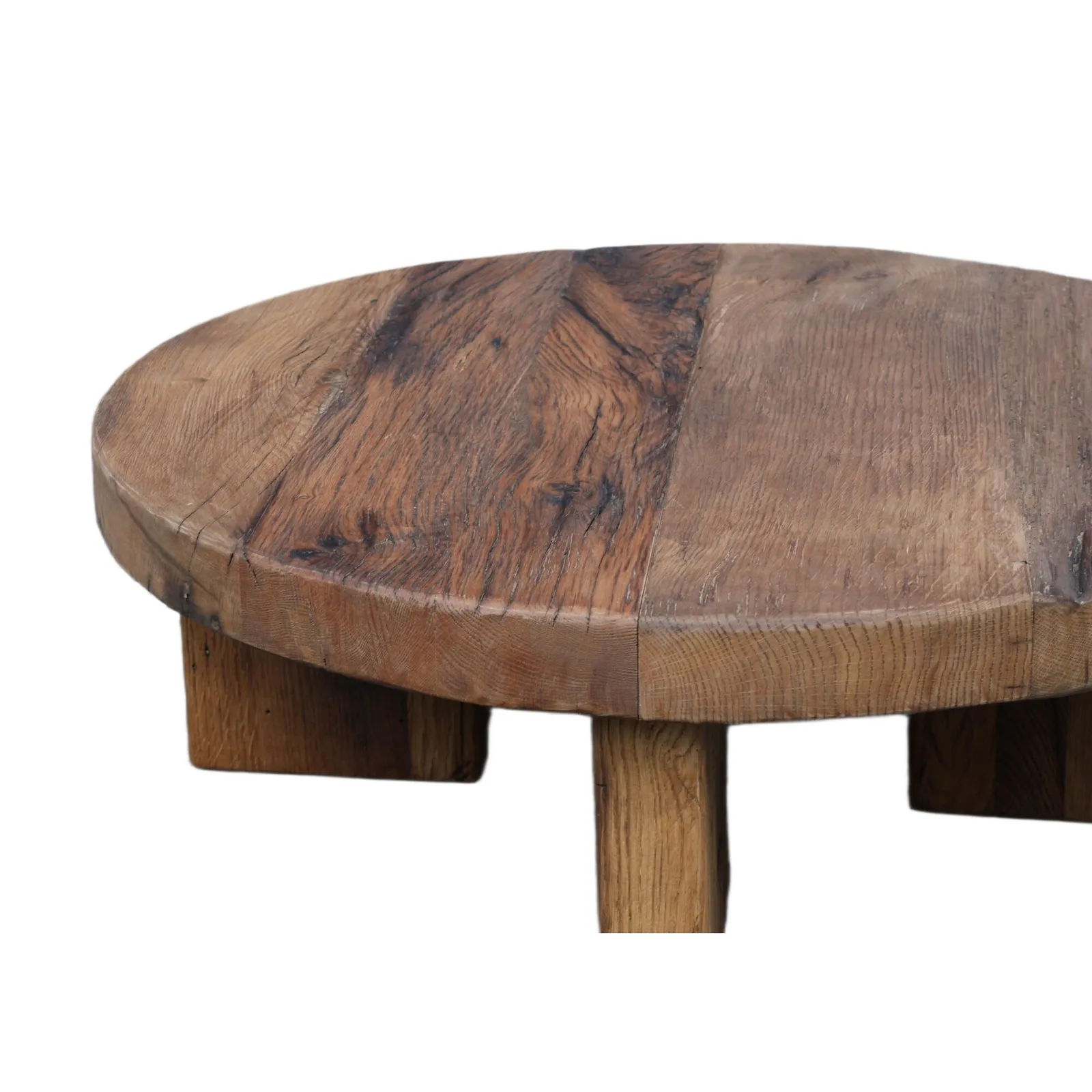 Sark Coffee Table 90X90X32Cm, Round, Brown Oak | Barker & Stonehouse 4