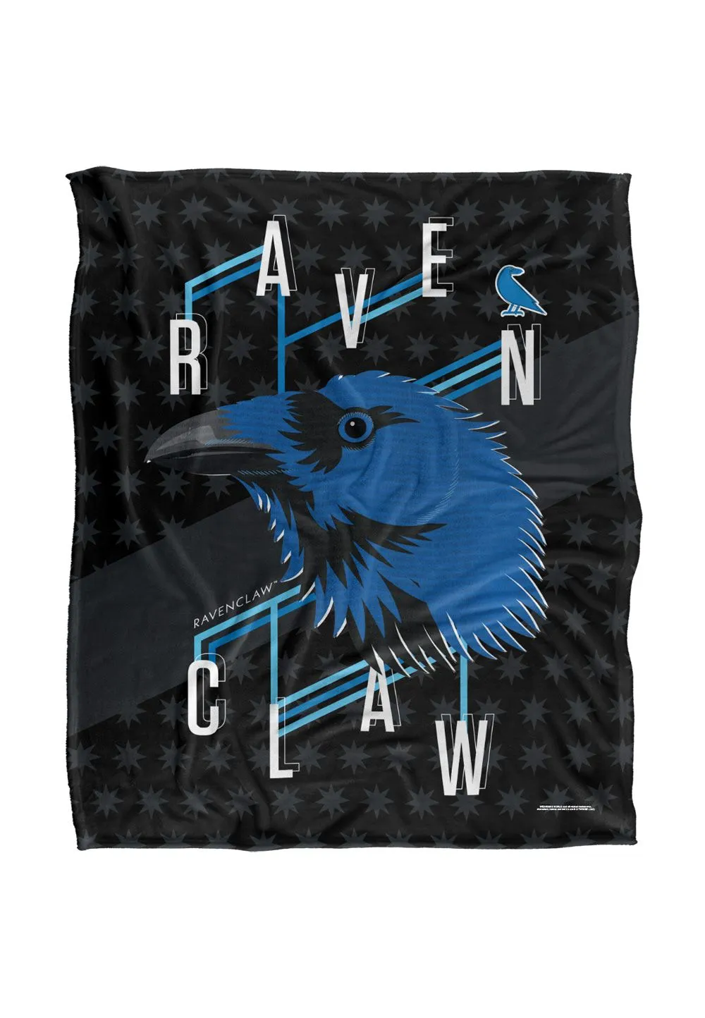 Harry Potter Blanket, 152x127 cm Neo Industries Ravenclaw Silky Touch Super Soft Throw Blanket in White