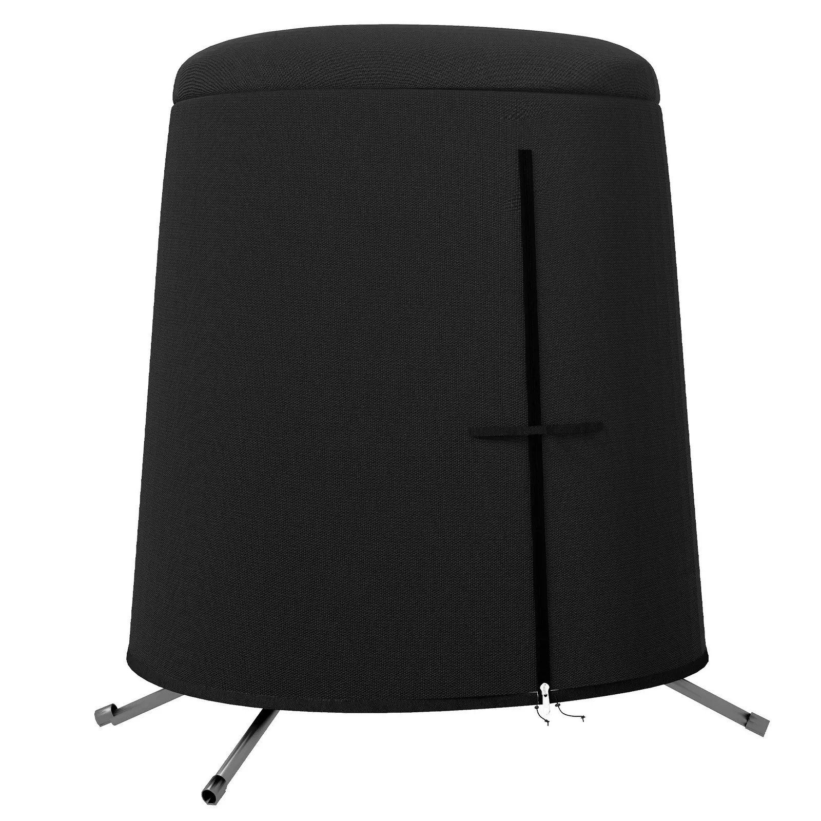 OUTSUNNY 196x230cm Hanging Egg Chair Cover Outdoor Swing Chair Cover Waterproof, Black 2