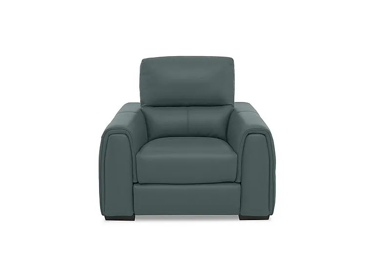 Flex Leather Armchair - BV Lake Green