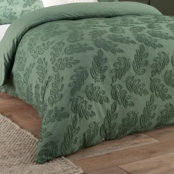 Duvet Day Seville Leaf Reversible Duvet Cover & Pillowcase Set 3