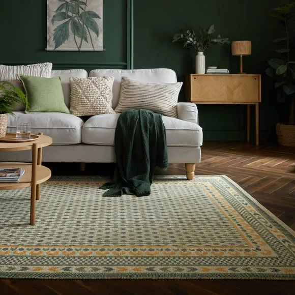 Mara Woven Jute Border Rug