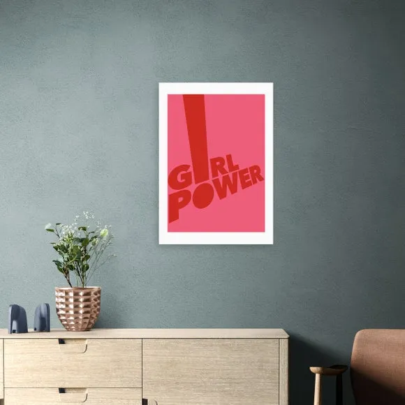 East End Prints Girl Power Framed Print 1