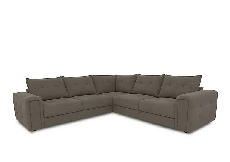Goliath Large Fabric Corner Sofa with Storage Drawers