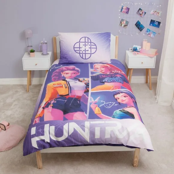K-Pop Demon Hunters Unite Digital Duvet Cover & Pillowcase Set 5