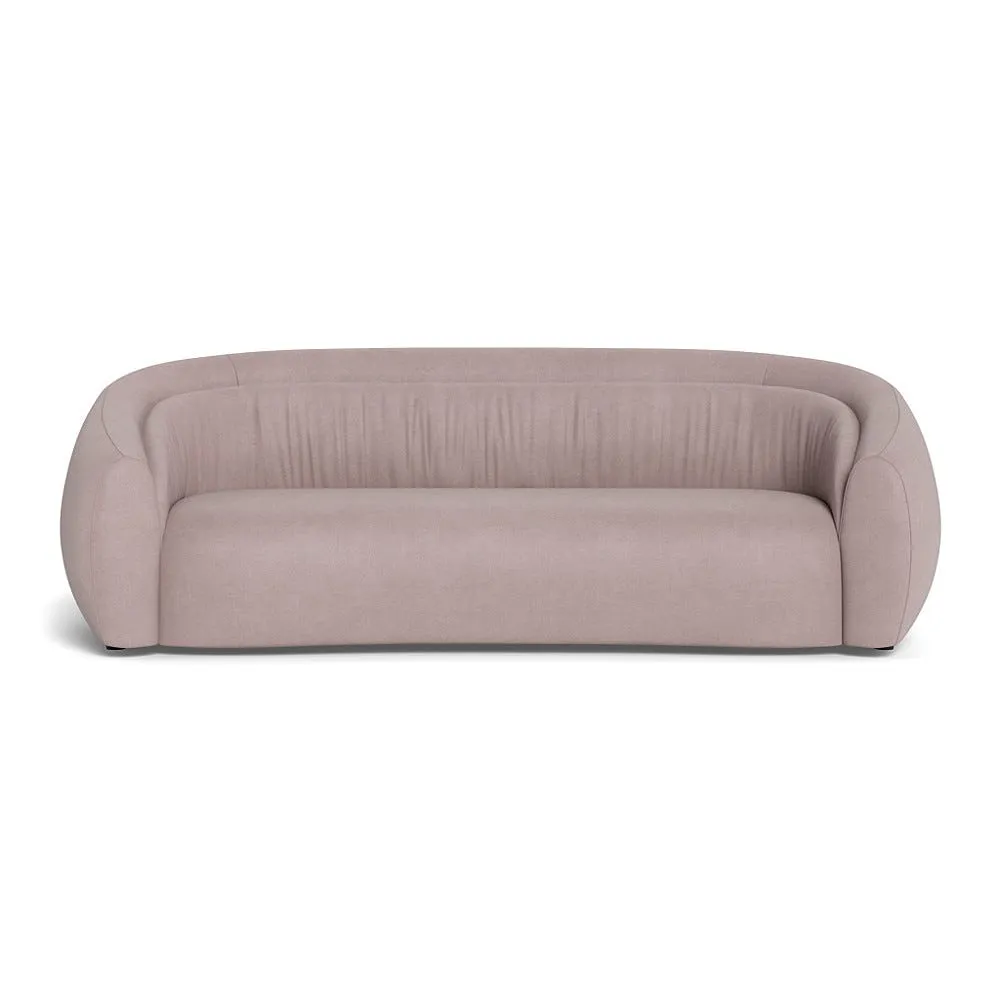 Heal's Flora 4 Seater Sofa Siena Cotton Dusky Pink