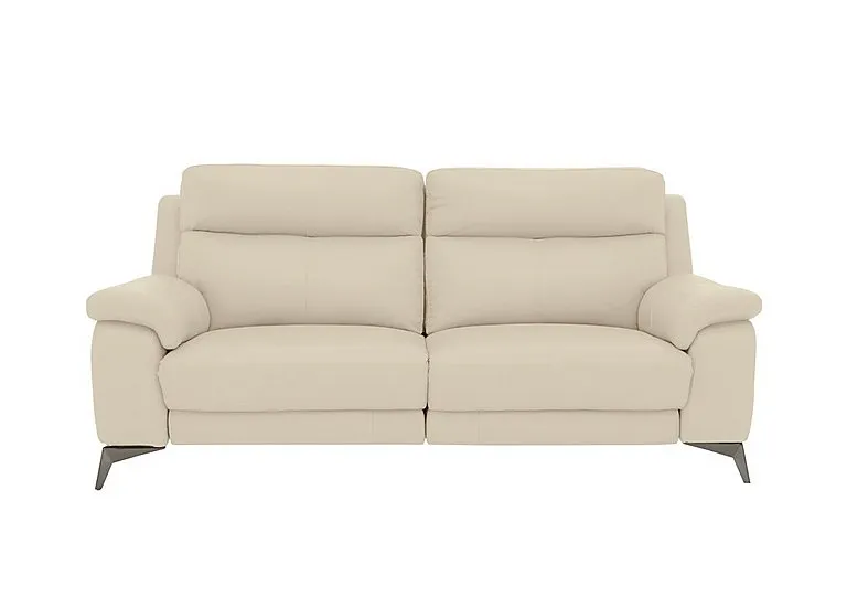 Missouri 3 Seater NC Leather Power Recliner Sofa - NC Bisque - Sofas and Armchairs - In Time for Christmas