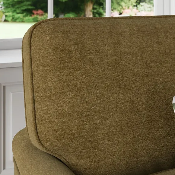 Beatrice II Chenille Snuggle Chair, Olive 4