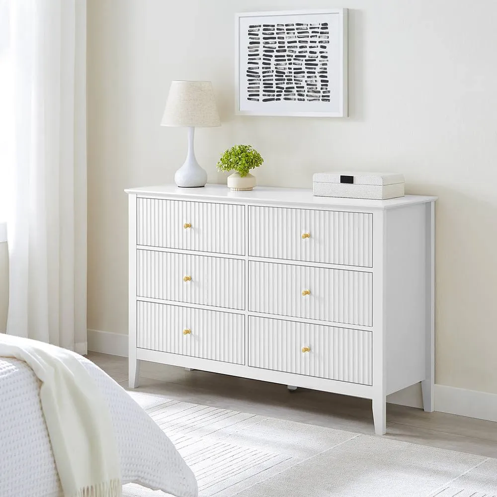 Melody Maison Wardrobe, Chest & Pair of Bedside Tables - Hales White Range 3