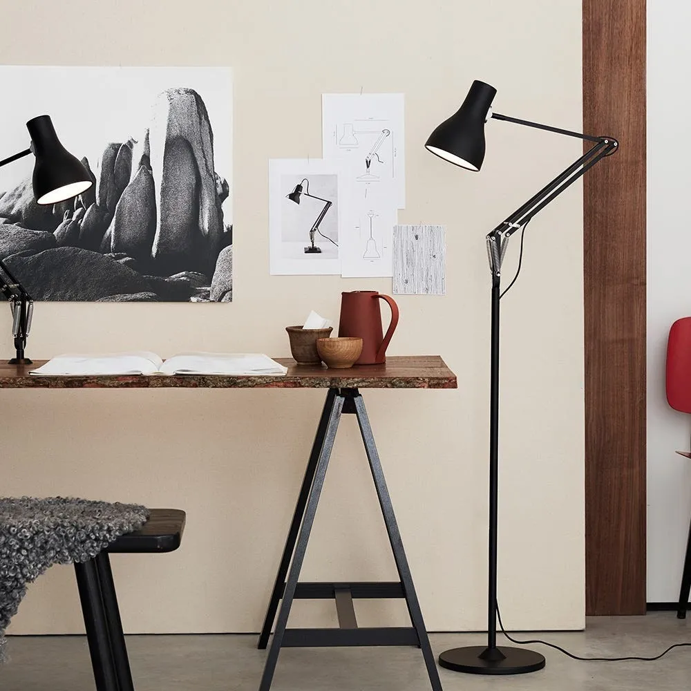 Anglepoise Type 75 Floor Lamp Jet Black 3