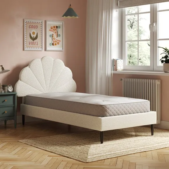 Kids Boucle Petal Bed Frame 2