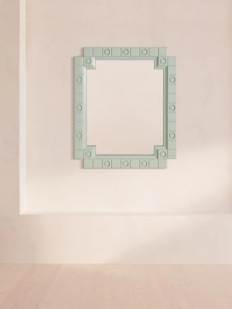 Reno Wall Mirror, Mint