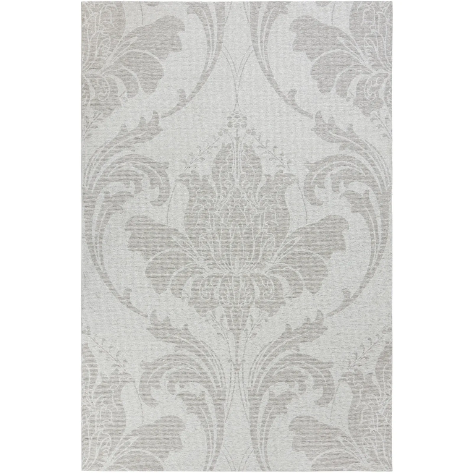 Zahra Grey Chenille Rug Grey