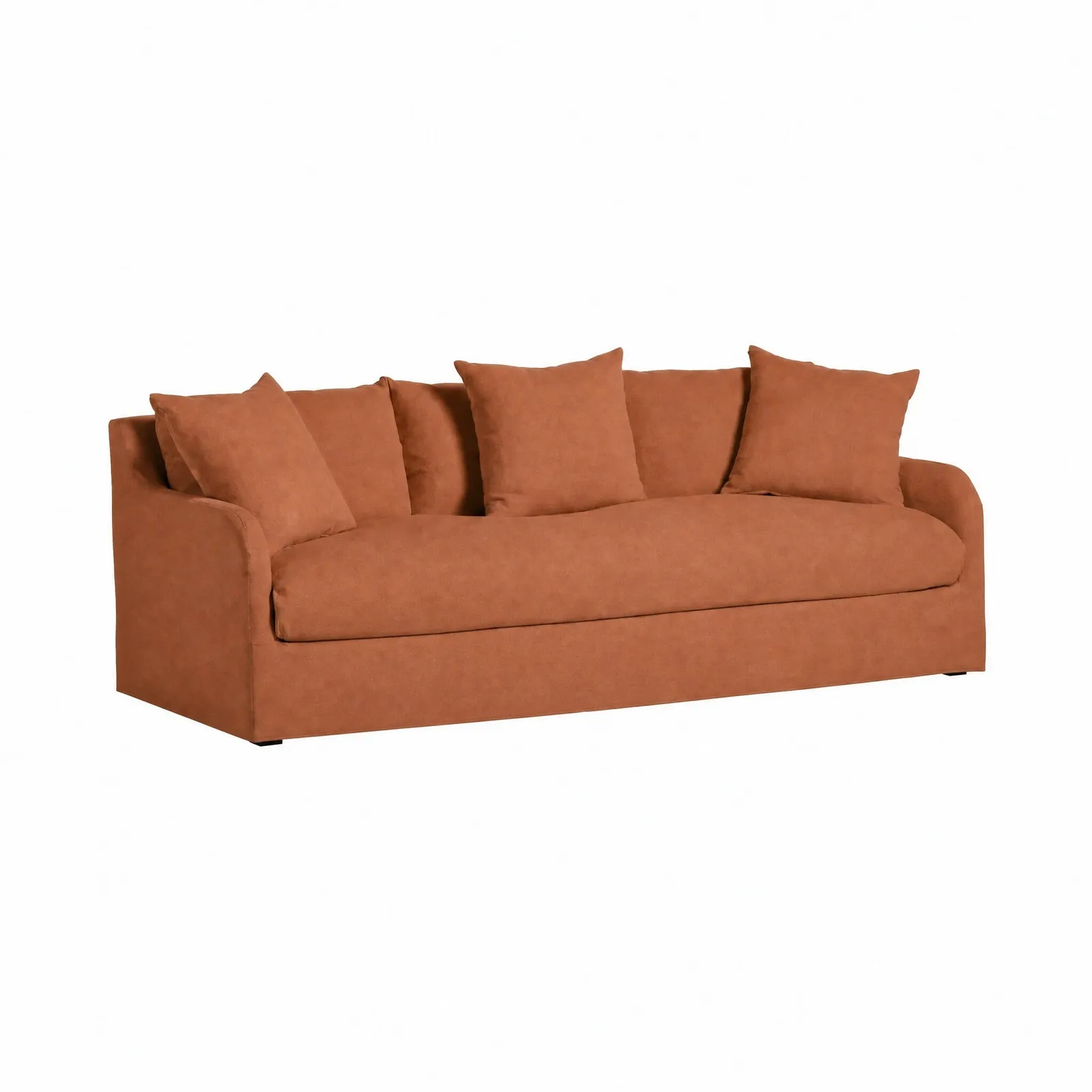 Charlbury 3 Seater Sofa, Orange Fabric | Barker & Stonehouse 2
