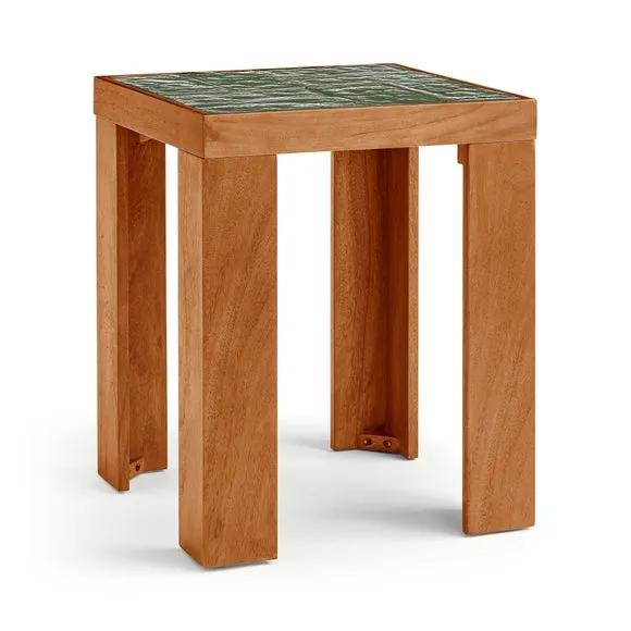 Lavina Glass Tiled Side Table 4