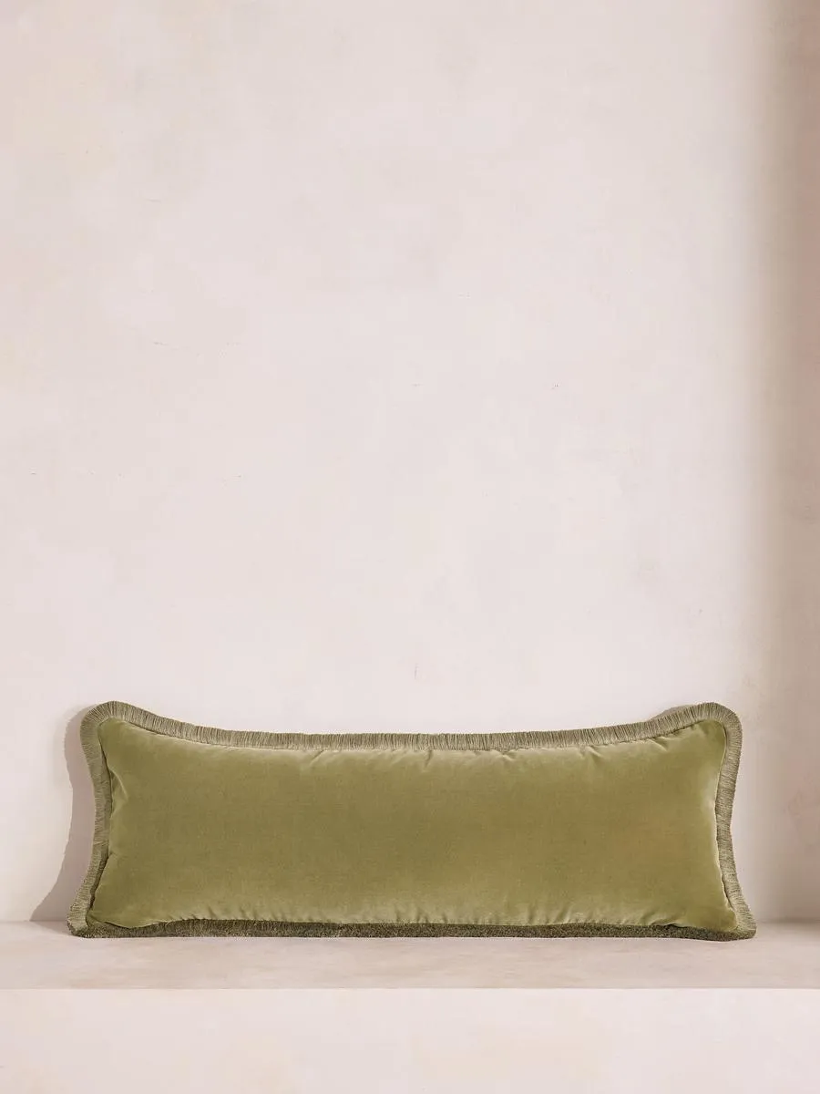 Margeaux Bolster Cushion, Lichen