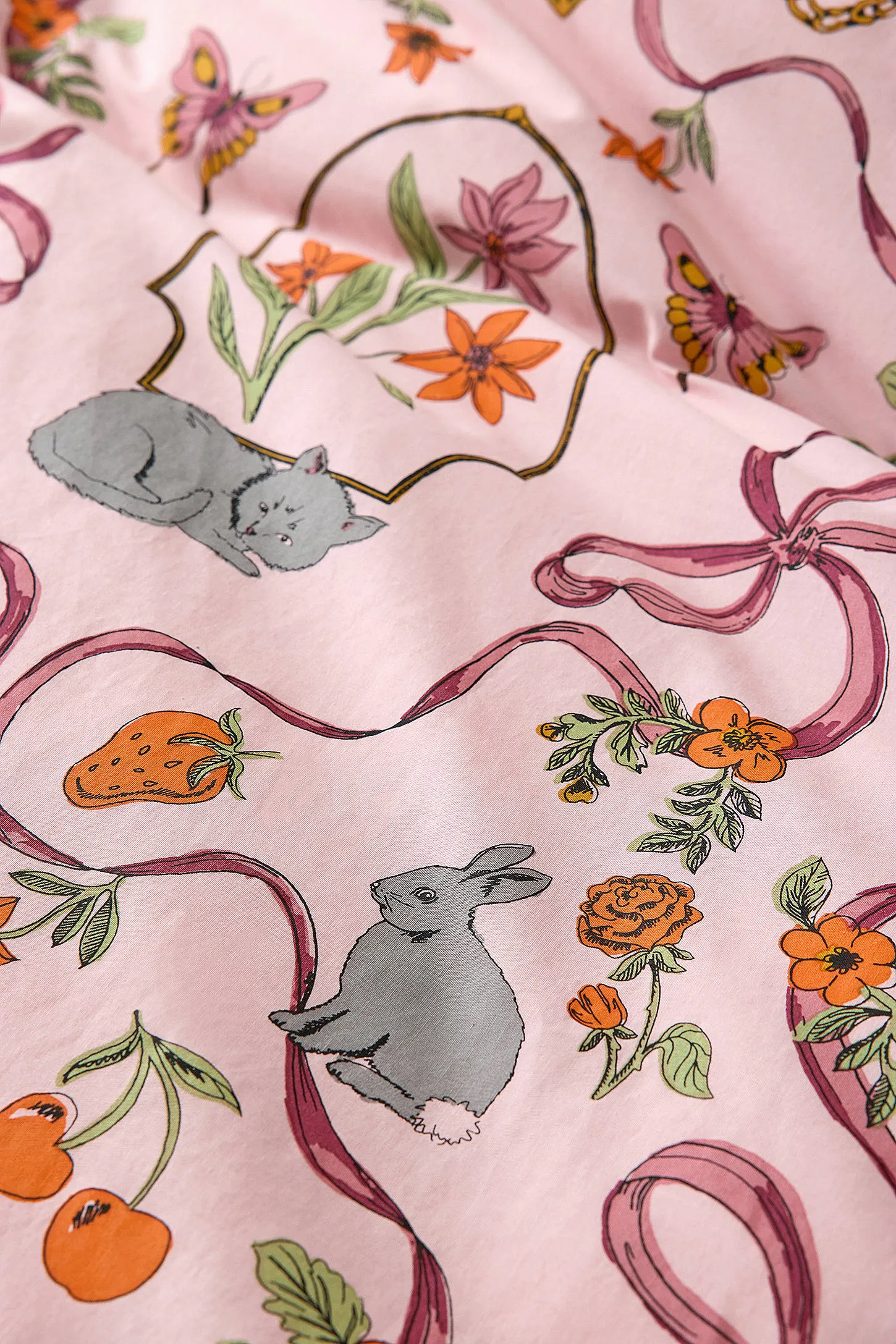 Pink Mariya Duvet Set - Pink King 4